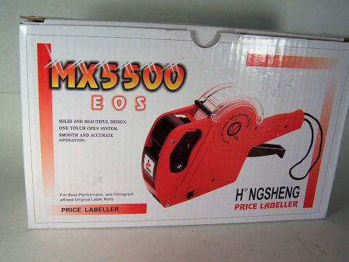 MX-5500 Single Row Labeler Price Tag Label Gun and supplies bonus NEW IN BOX