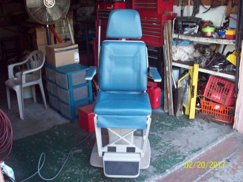 Midmark 491 ENT Otolaryngology blue power medical exam chair *WORKS GREAT*