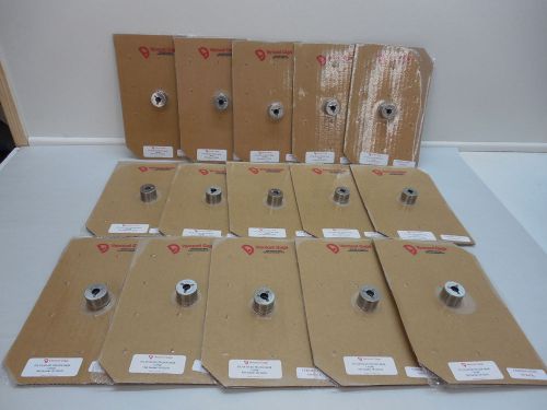 LOT OF 15PC STL XX NO-GO TRILOCK GAGE VERMONT SIZES LISTED IN DESCRIPTION NEW