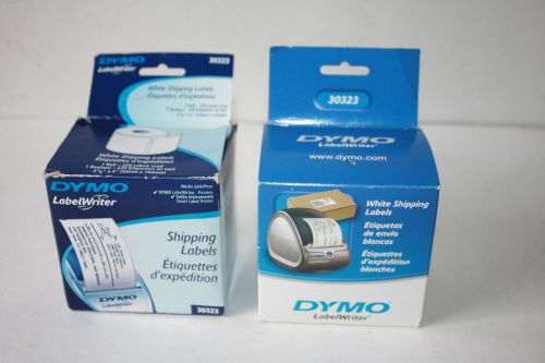 2 Rolls Dymo 30323 White Shipping Labels 220 Labels Per Roll 2 1/8&#034; x 4&#034; NEW