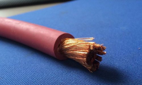 2/0 welding cable / battery cable red new usa made 250&#039; reel for sale