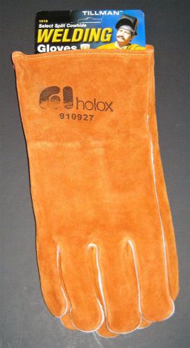 TILLMAN Welding Gloves 1012 Select Split Cowhide Large Holox 910927 Cotton Lined
