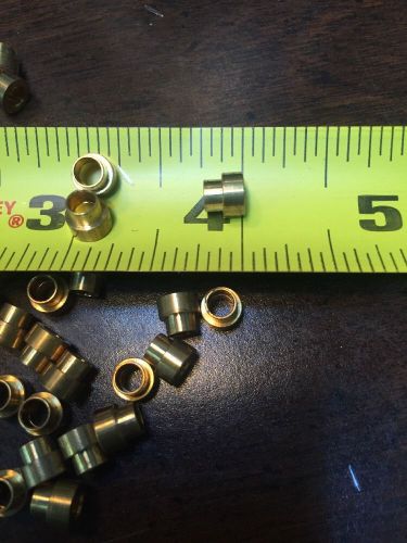 1/4 X 1/8 Swage Standoff Solid Brass No Thread Lot Of 20