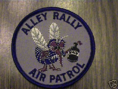 ALLEY RALLEY AIR PATROL EMBROIDERED VINTAGE,CAP PATCH