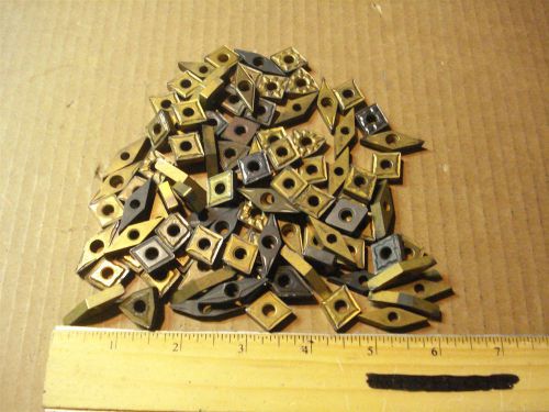 (4053.) Mixed Lot of Used Carbide Inserts - 2 lb Lot