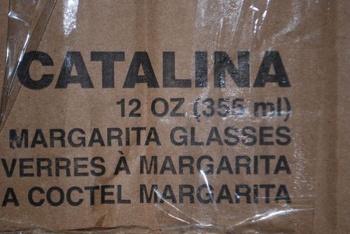1-box of 32 / libbey #3827 catalina 12 oz margarita glasses (#l2619) for sale