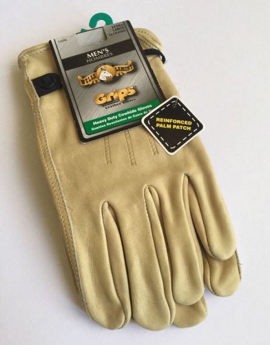 NWT Wells Lamont Grips Heavy Duty Cowhide Work Gloves Men&#039;s Extra Large