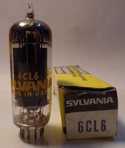 Nos sylvania 6cl6 audio amplifier vacuum tube for sale