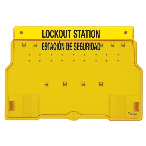 Master Lock Lockout Station, Unfilled, 15-1/2&#034; x 22&#034; x 1-3/4&#034;, 1483BES |OS3| RL