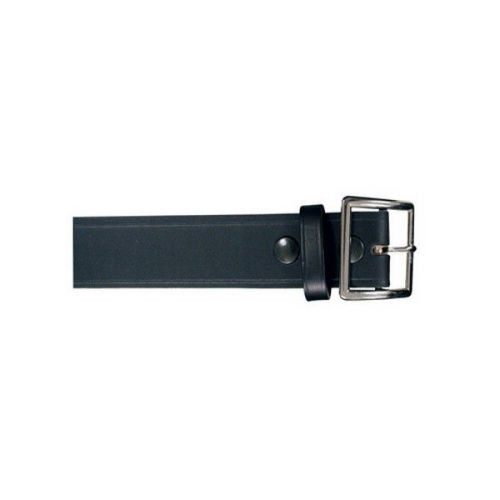 Boston Leather 6505-2-22 Blk Clarino Leather Nickel Garrison Belt 1.75&#034; - 22