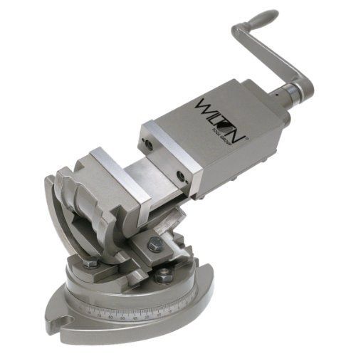 Wilton 11702 3-Axis Precision Tilting Vise 4-Inch Jaw Width, 1-1/2-Inch Jaw