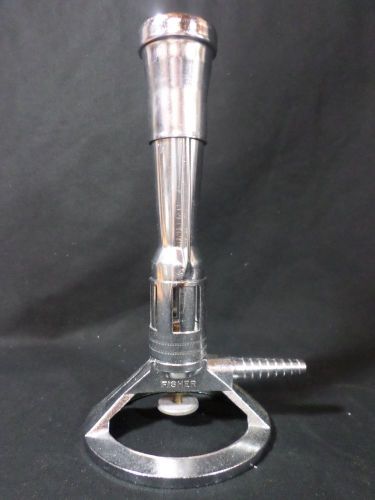 Fisher scientific grid top accuflame natural gas meker bunsen burner 03-902q  for sale