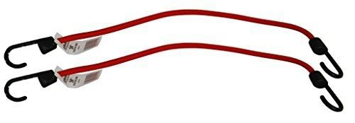 Highland (9232400) 24&#034; Red Bungee Cord - 2 piece