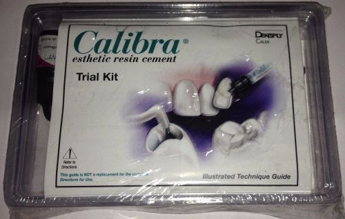 2 x calibra trial kit,esthetic resin cement kit , free shipping worldwide for sale