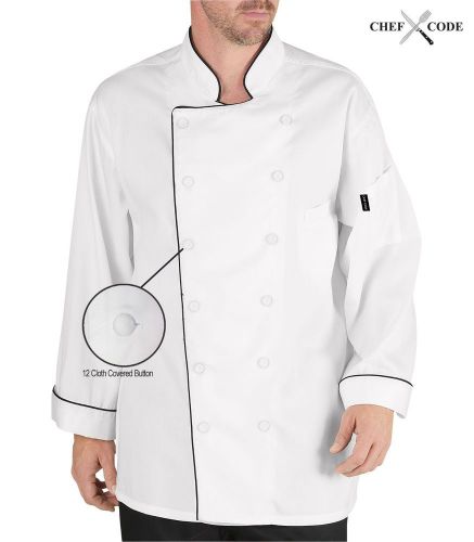 Chef Code Executive Chef Coat 12 Button Unisex Chef Jacket CC103