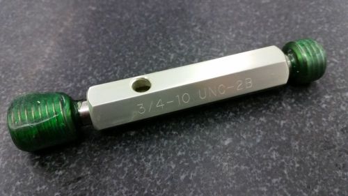 3/4-10 2B Thread Plug Gage Go/NoGo, Southern Gage Made in USA, Brand New