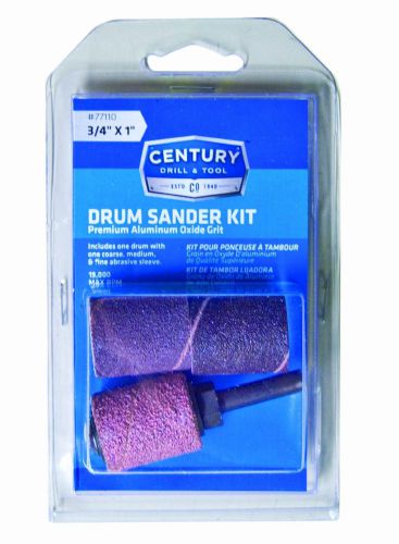Century Drill and Tool 77114 Drum Sanding Kit 3/4-Inch by 2-Inch