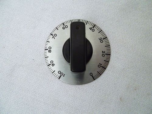 Hickok 532 533 534 tube tester bias english shunt 100 - 0 scale metal skirt knob for sale