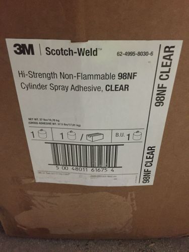 3M Scotch-Weld Hi-Strength Non-Flammable 98NF Cylinder Spray Adhesive 98NF Clear