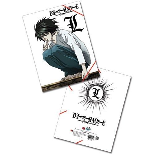 Death Note L Elastic Band Document Folder