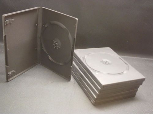 DVD CD Cases  6 Standard 14mm Black  NEW