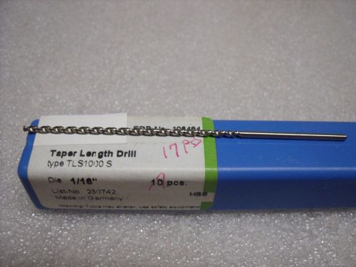 1/16&#034; taper length 130 degree split point drill bit 2&#034; x 3&#034; - 1 pc for sale