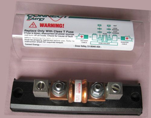 Fuse Block,  Class T  ,  W/ 200Amp Fuse , Solar, RV, Marine, PFB-200