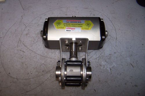 NEW FLOWSERVE 1&#034; ACTUATED STAINLESS STEEL BALL VALVE SOCKET TYPE SID063S10