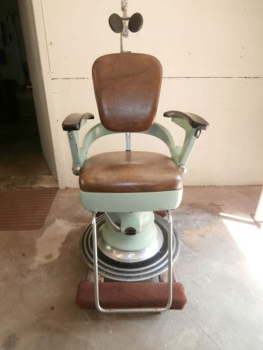 Vintage Ritter Green Dental Chair