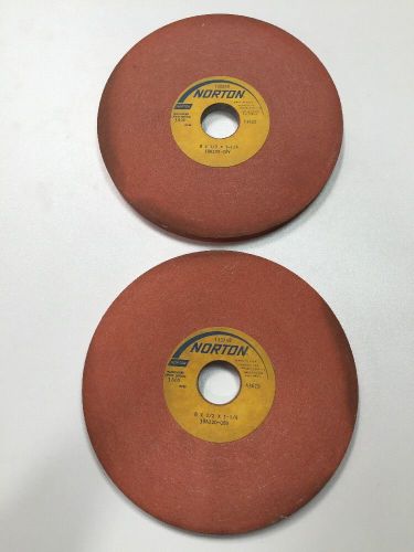 Norton grinding wheels 8x1/2x1-1/4 lot of 2 - 220 grit for sale