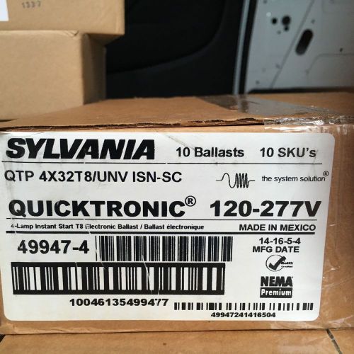 Silvania qtp 4x32 t8 x 10 ballast 432 for sale