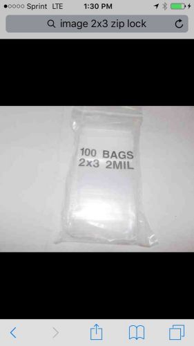 30000 2x3 plain  Reclosable ziplock jewelry bags