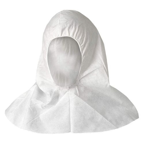 Kleenguard disposable hood 18&#034; long, white, qty. 100, a20, 3689001, %ji1% rl for sale