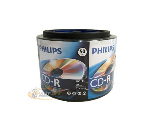 Philips CR7D5NH50 CD-R 700MB/80 Min/52x Speed - 50 Discs