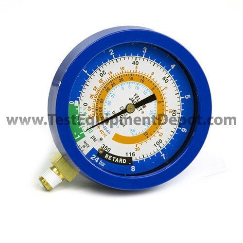 Yellow jacket 49522 3-1/2&#034; liquid-filled gauge (degrees c) blue compound for sale