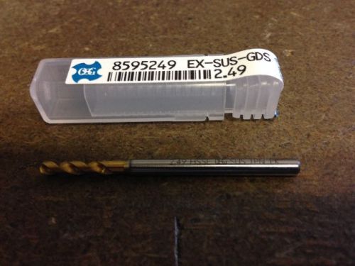 .0980&#034; #40 hsco tin stub drill 2.49mm ex-sus-gds for sale