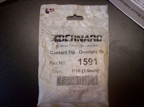 BERNARD Contact Tips, #1591, 10PK  NEWSEALED, never opened dirty bag  (LOC-A)