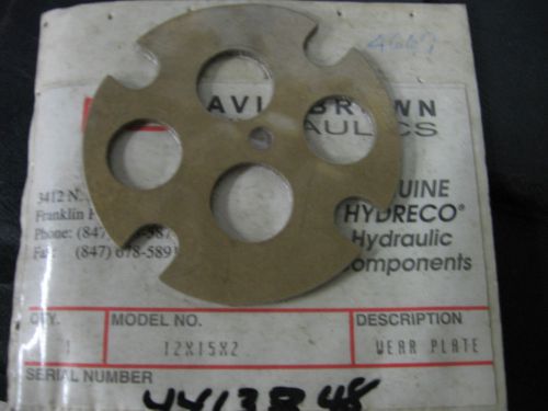 Hydreco Hydraulic Components - Wear Plate - 12 x 15 x 2 - NOS NIB