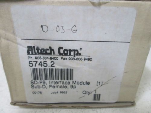 ALTECH CORP 5745.2 INTERFACE MODULE *NEW IN A BOX*