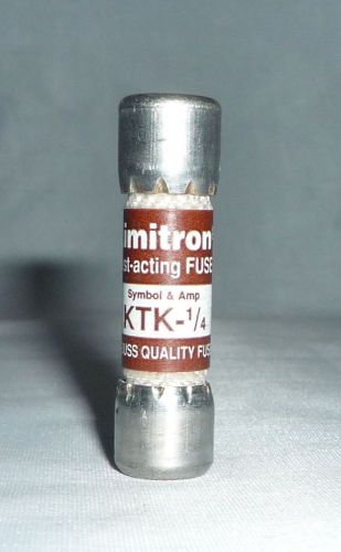 BUSS FUSES LIMITRON FAST ACTING FUSE (LOT OF 19) #KTK-1/4