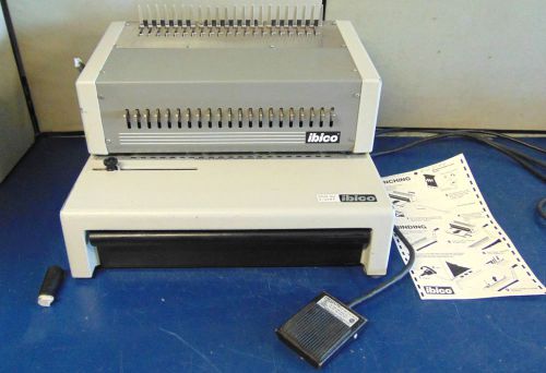 Ibico epk-21 heavy duty comb punch/binding machine with foot control works s1547 for sale