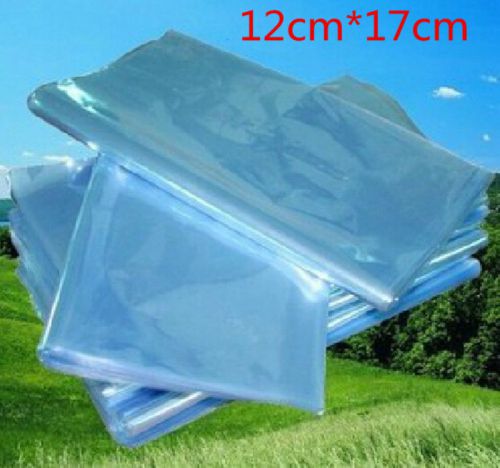 12 x 17 cm PVC Heat Shrinkable Bags Film Wrap Cosmetic Packaging Wrap Materials
