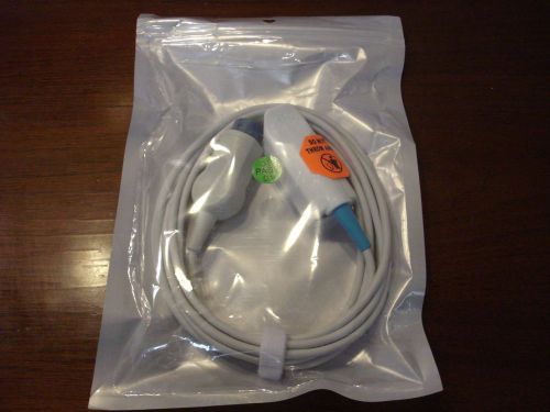 Philips M1190A Compatible SPO2 Sensor Pulse Oximetry Probe Adult Finger Clip