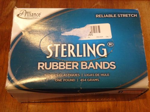 Alliance Red Sterling Rubber Bands 1 Pound Size #32 3”x1/8” 
