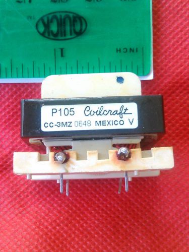 COILCRAFT P105 CC-3MZ 0648  TRANSFORMER  RFI FILTER LOT OF 2
