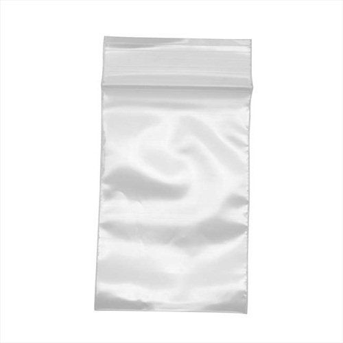 500 Count Resealable Zipper Poly Bags, 2 by 3-Inch, 50mm by 100mm