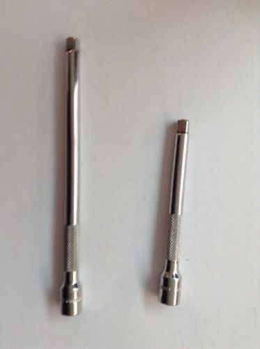Snap-on 1/4” drive knurled extension tmxk60 tmxk4 set of 2 free shipping for sale