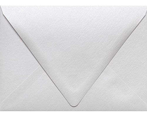 Envelopes.com A7 Contour Flap Envelopes (5 1/4 x 7 1/4) - Crystal Metallic (50