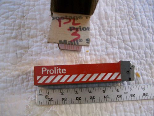 1 nos heavy prolite  indexable tool holder metal lathe 1 1/4&#034; x 1 1/4&#034;  7&#034; long. for sale
