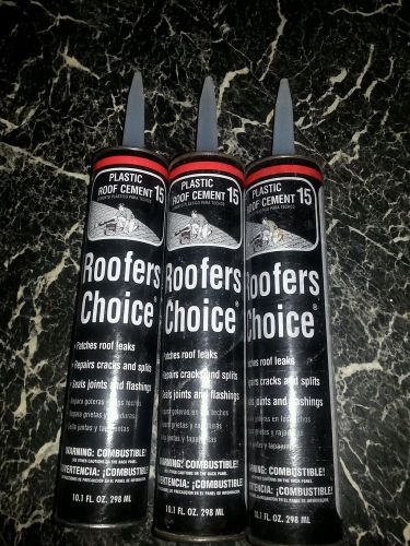Roof Cement .. Roofers Choice ..10.1 fl oz Roof Tar Bottle